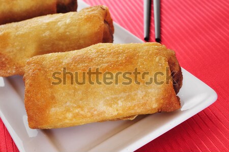 spring rolls Stock photo © nito