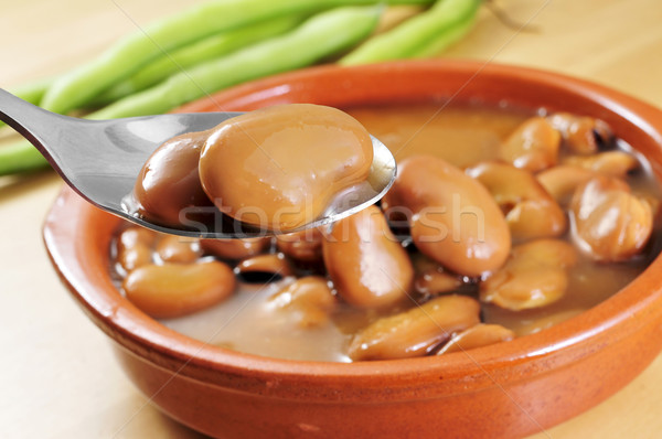 broad bean stew Stock photo © nito