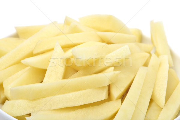 sliced potatoes ready to fry Stock photo © nito