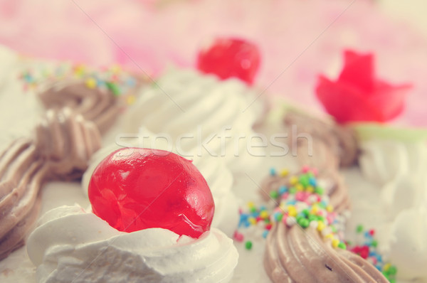 ornamented cake Stock photo © nito