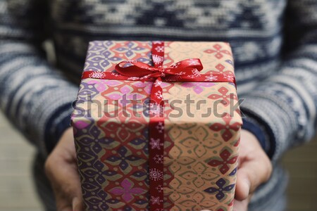 cozy christmas gifts Stock photo © nito
