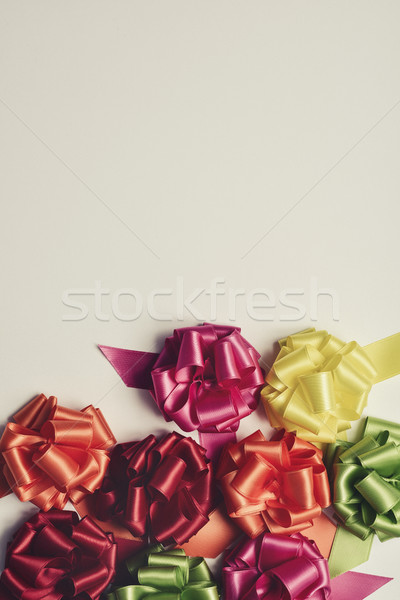 gift ribbon bows of different colors Stock photo © nito