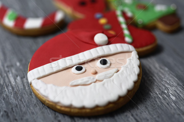 ストックフォト: クリスマス · クッキー · クローズアップ · 異なる