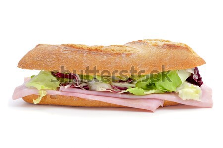 sandwich with ham and vegetables Stock photo © nito