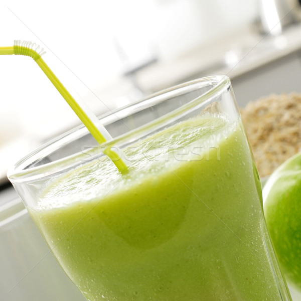 fresh green smoothie Stock photo © nito