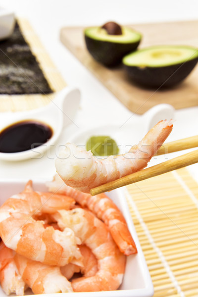 ingredients to prepare sushi Stock photo © nito