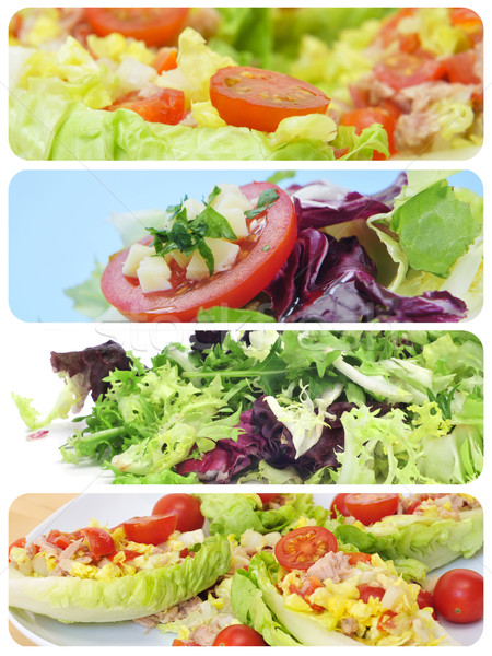 salad collage Stock photo © nito