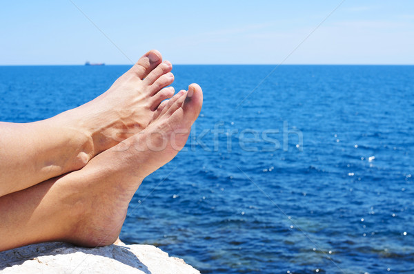 relaxing near the ocean Stock photo © nito