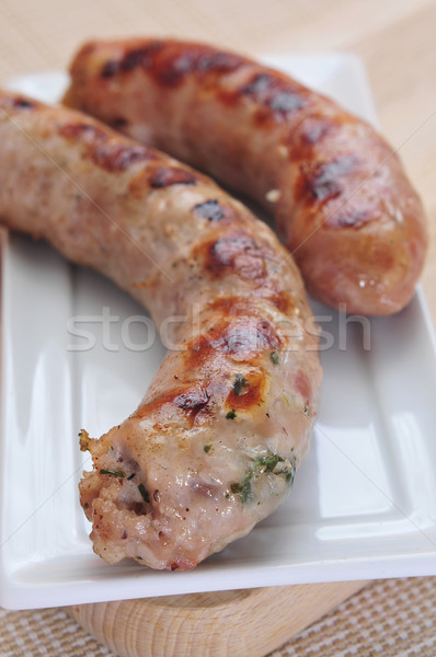 pork meat sausages Stock photo © nito