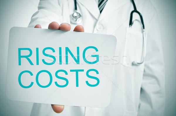 Stock photo: medical rising costs
