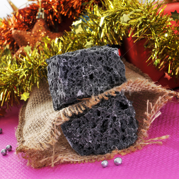 christmas candy coal Stock photo © nito
