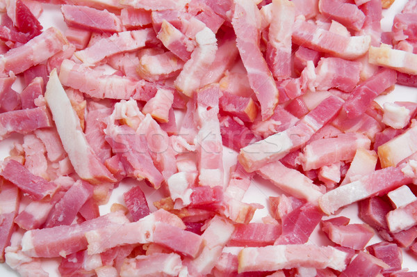chopped raw bacon Stock photo © nito