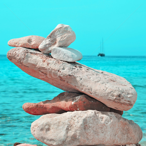 stack of stones on a beach Stock photo © nito