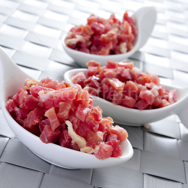 chopped spanish serrano ham Stock photo © nito