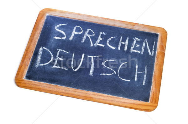 sprechen deutsch, german is spoken Stock photo © nito