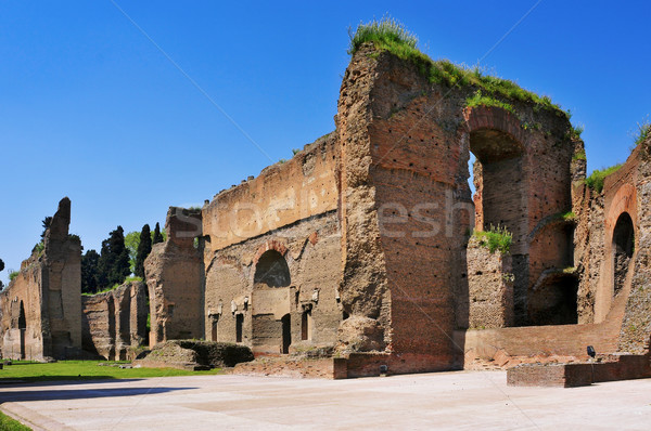 Baths of Caracalla in Rome, Italy Stock photo © nito