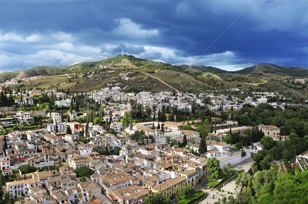 Espagne vue ciel paysage Voyage architecture [[stock_photo]] © nito