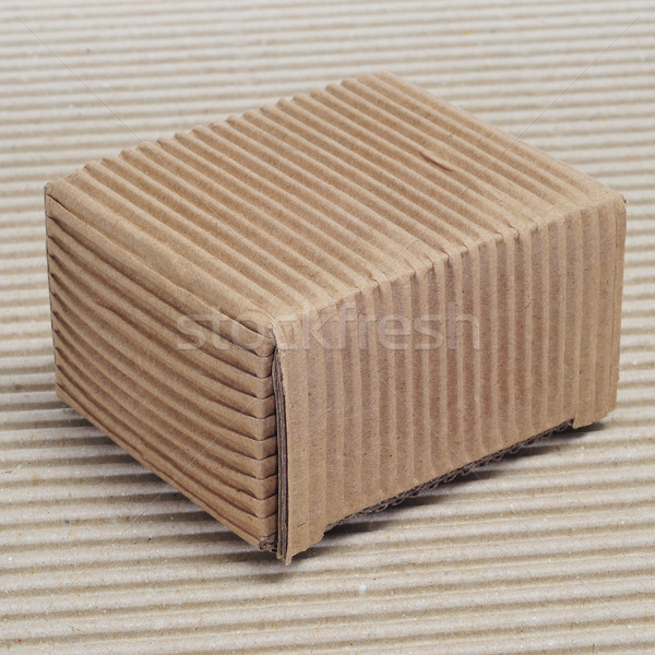 corrugated cardboard box Stock photo © nito