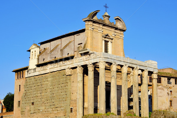 San Lorenzo in Miranda Church in Rome, Italy Stock photo © nito