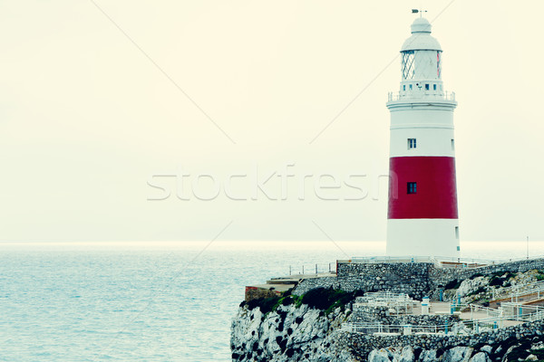 Stock photo: Trinity Lighthouse in Gibraltar