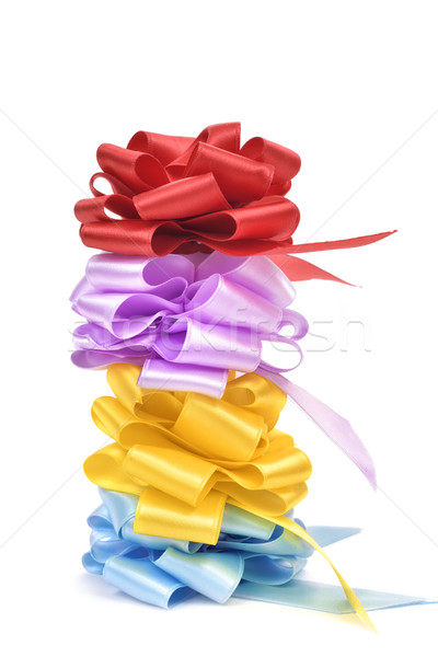 gift ribbon bows of different colors Stock photo © nito