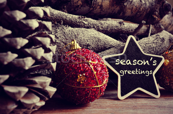 seasons greetings Stock photo © nito