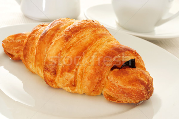 coffee and croissant Stock photo © nito