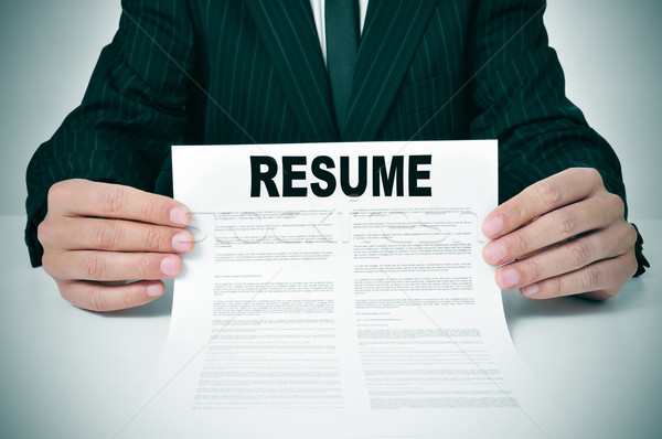 resume Stock photo © nito