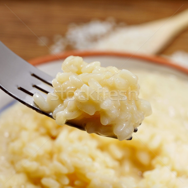 Cztery ser risotto puchar żywności Zdjęcia stock © nito