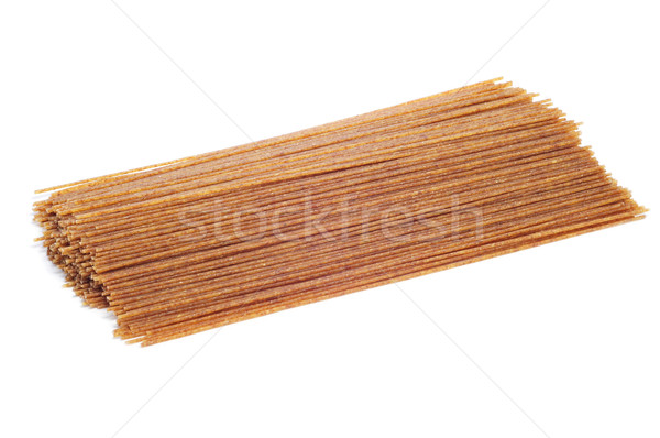 raw whole wheat spaghetti Stock photo © nito