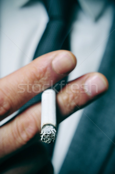 男子 訴訟 抽煙 香煙 業務 商業照片 © nito