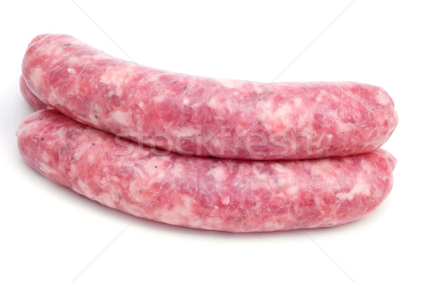 uncooked pork meat sausages Stock photo © nito