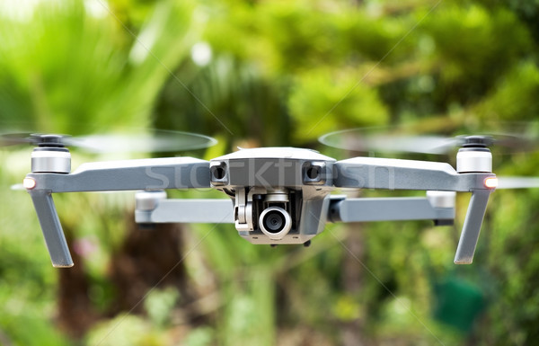 flying quadcopter camera equipped drone Stock photo © nito