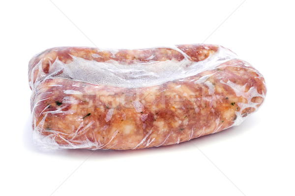 frozen spiced pork meat sausages Stock photo © nito