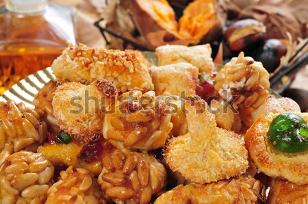 panellets, a typical pastry of Catalonia, Spain, in All Saints h Stock photo © nito