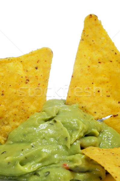 Nachos tablicy tle czerwony biały Zdjęcia stock © nito