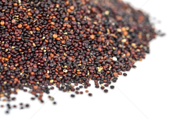 Stock photo: black quinoa seeds