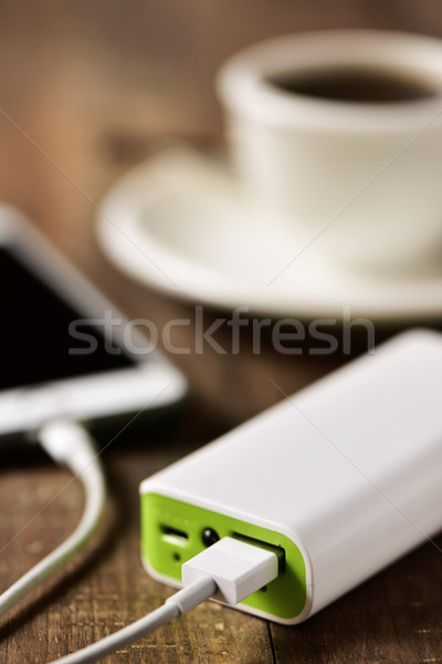 powerbank charging a smartphone Stock photo © nito
