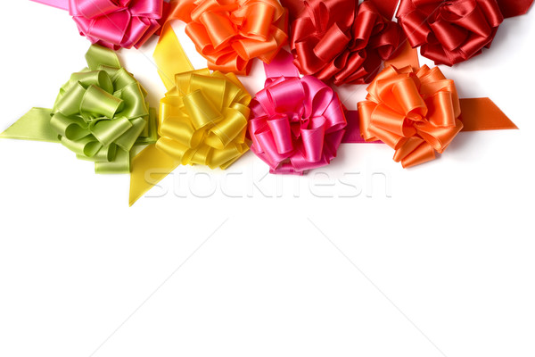gift ribbon bows of different colors Stock photo © nito