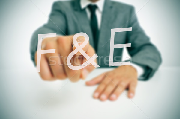 F and E, forschung und entwicklung, research and development in  Stock photo © nito