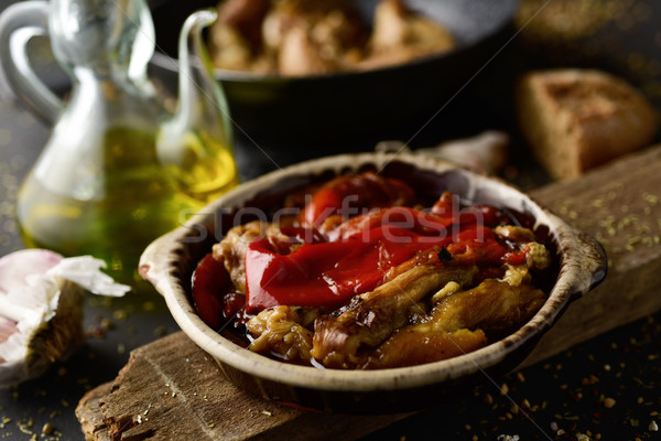 escalivada, typical vegetables dish of Catalonia, Spain Stock photo © nito