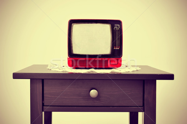 ancient television Stock photo © nito