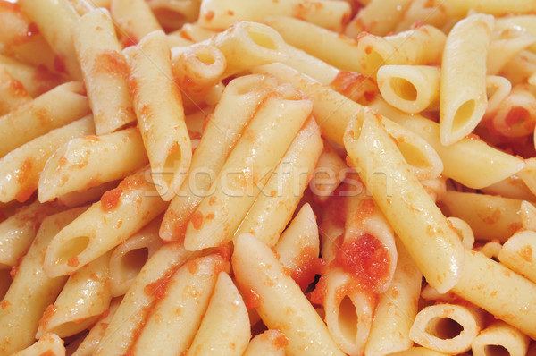 Salsa de tomate primer plano restaurante pasta almuerzo Foto stock © nito