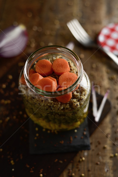 mason jar salad Stock photo © nito