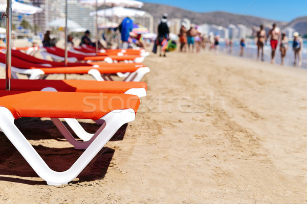 San Antonio Beach in Cullera, Spain Stock photo © nito