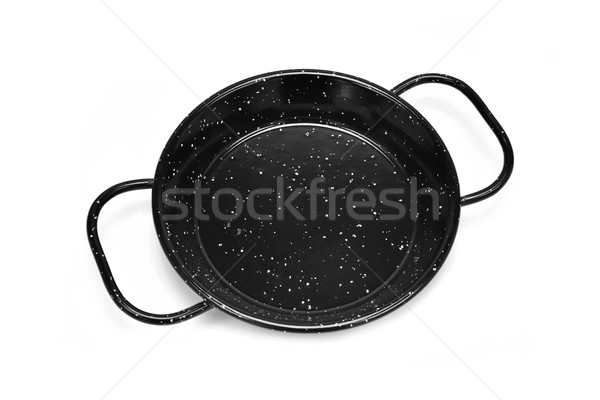 empty spanish paella pan Stock photo © nito