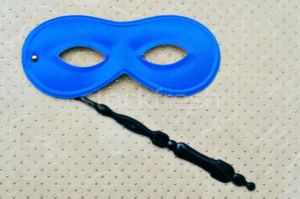 Carnaval máscara azul manusear elegante festa Foto stock © nito