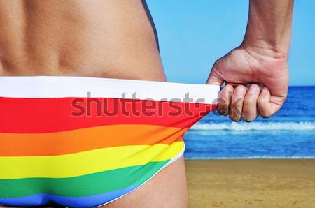 gay beach Stock photo © nito