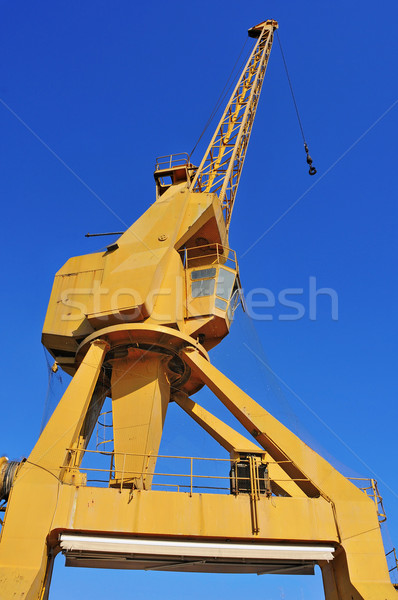 old gantry crane Stock photo © nito