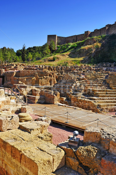 Roman Theater in Malaga, Spain Stock photo © nito